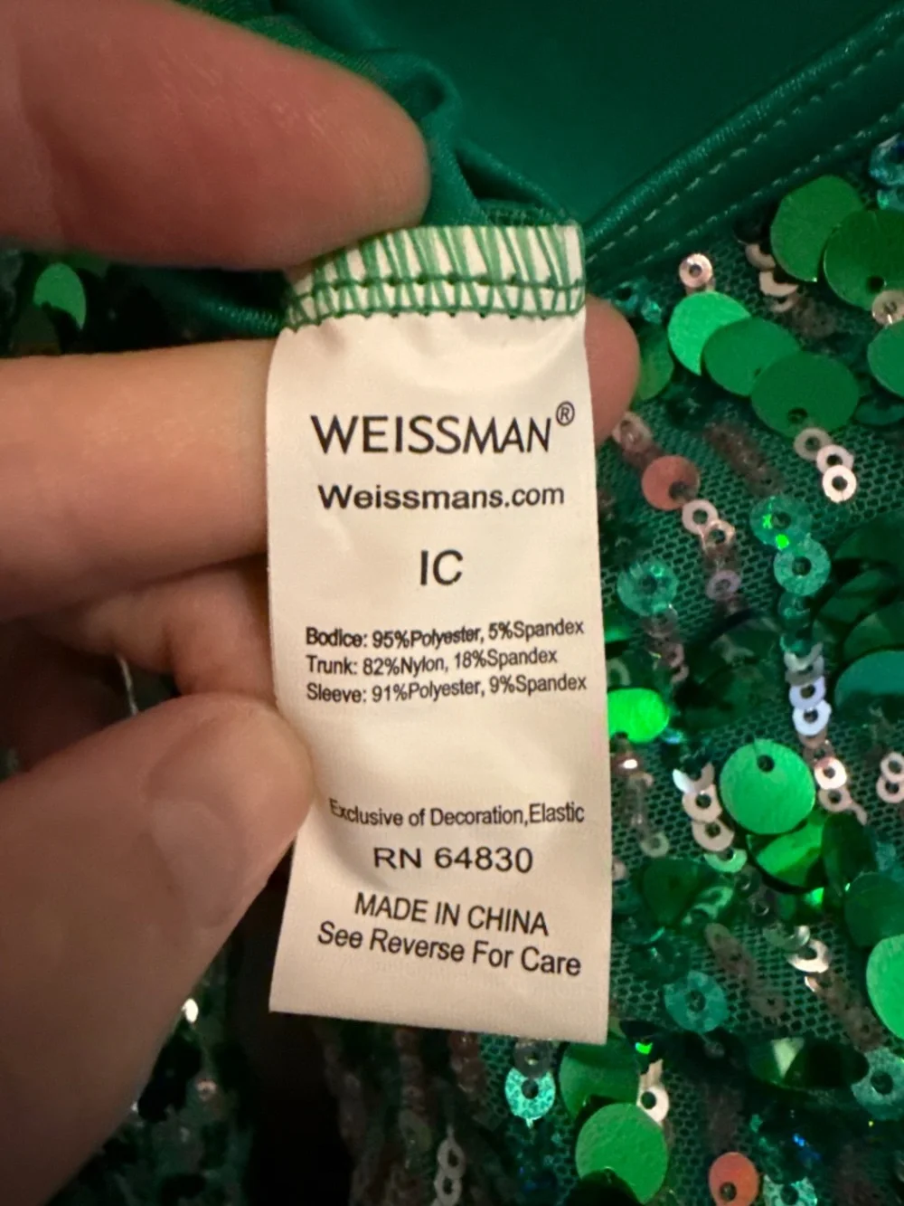 Weissman dance costume
